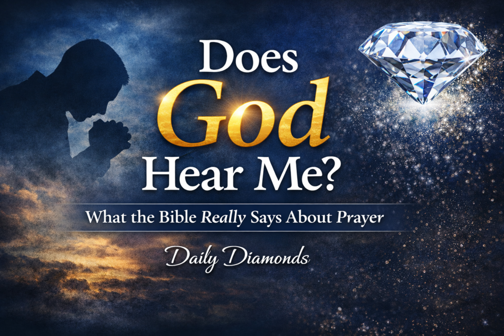 Does God Hear Me prayer series Christian devotional Bible Alive